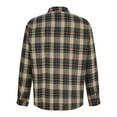 thumbnail image 3 of zfhfof Mens Flannel Shirts Long Sleeve Plaid Shirt Casual Button Down Regular Fit Soft Outdoor Shirt for Men, 3 of 7