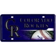 thumbnail image 1 of Colorado Rockies Metal License Plate, 1 of 1
