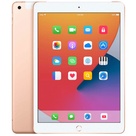Pre-Owned Apple iPad 8 (8th Gen) 32GB - Wi-Fi   Cellular Unlocked - 10.2" - Gold - (2020) (Good)