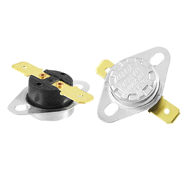 2 Pcs 135 Celsius Normal Close Termostato Interruptor de Control de Temperatura KSD301