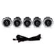 thumbnail image 2 of Luz Ambiental Turbo LED, Elegante Salida De Aire De Turbina Duradera De 5 Piezas Para Automóvil, 2 of 7