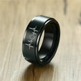 thumbnail image 3 of Stainless Steel NA Sobriety Spinner Ring for Men Women,Inspirational Addiction Recovery Rotatable Fidget Relieveing Finger Ring, Sober Jewelry Abstinenece Recoverying Gifts for Men Women, Size 8, 3 of 7