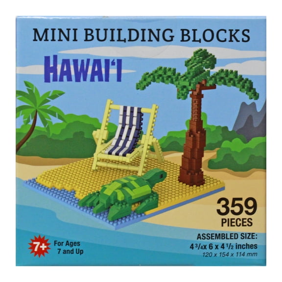 Hawaiian Collectible Hi Mini Building Blocks Beach Scene