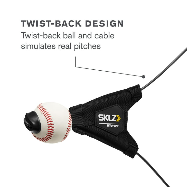 SKLZ Hit-a-Way Select Portable Baseball Swing Trainer with Stand