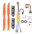 thumbnail image 2 of Controlador esc 30a, Ajuste 2-3s Lipo Battery 1400kV Motor Sin Escobillas de 3.5 mm Conector de Plátano para Airplano de ala fija RC, 2 of 7