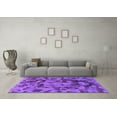 thumbnail image 3 of Ahgly Company Indoor Rectangle Abstract Purple Modern Area Rugs, 7' x 10', 3 of 4