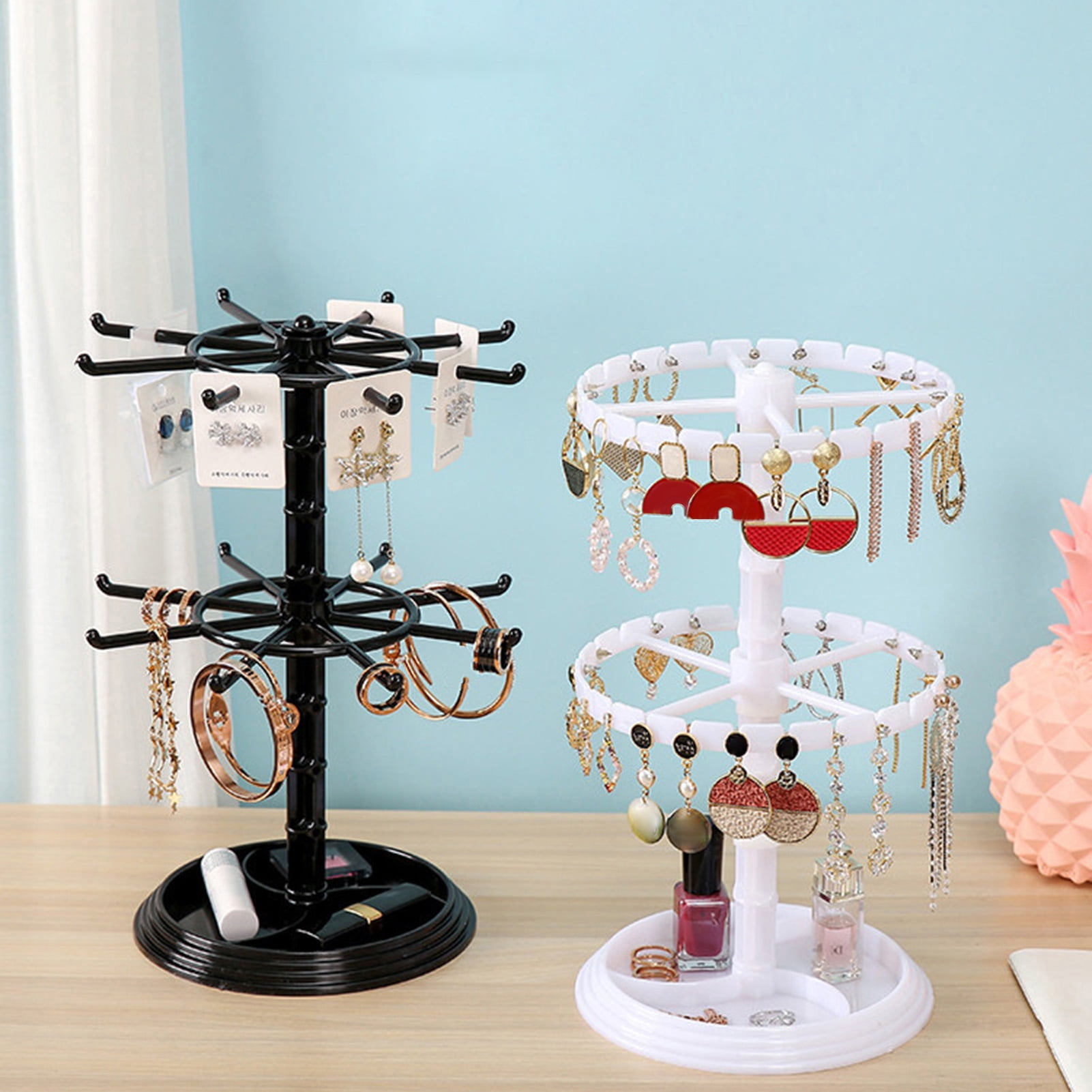 Details about   Gold Earring Rack Jewelry Organizer Holder Display Stand Jewelry Display Stand