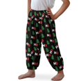 thumbnail image 2 of DISNIMO Merry Christmas Tree Harem Pants Boys Bloomer Harem Pants for Kids Lantern Pants for Boys Harem Bloomers Kids Baggy Pants Boys 13-16 Pants High Waisted Jogger Pants Loose, 2 of 7