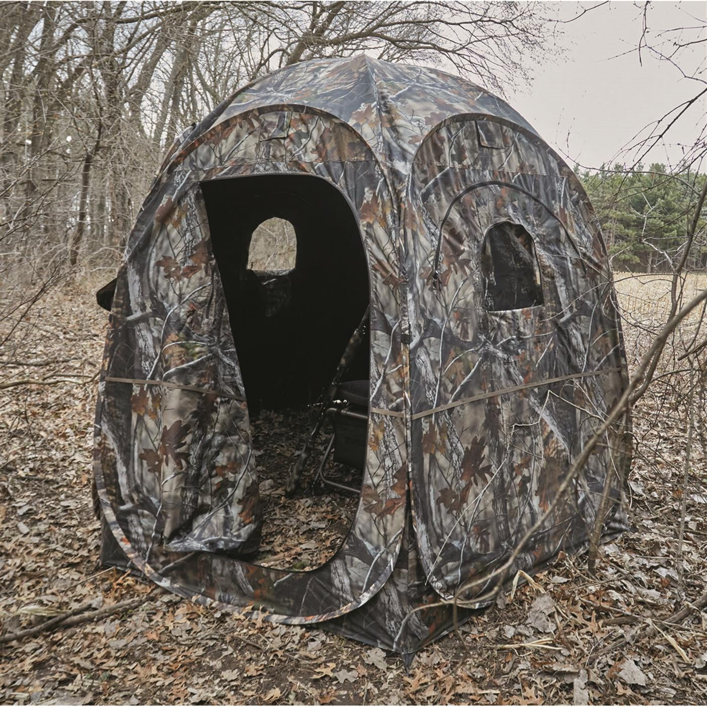 HuntRite Deluxe 4-panel Spring Steel Hunting Blind