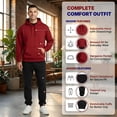 thumbnail image 5 of SOCKS'NBULK 24 Pack of 12 Mens Jogger Pants and 12 Hoodie Sweatshirts, Bulk Wholesale Popular Donation Charities Events, 5 of 7