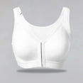 thumbnail image 4 of COMVALUE Front Closure Post Surgery Compression Bras for Women Mastectomy Bra with Adjustable Straps Wirefree Bra (White, XXL), 4 of 6