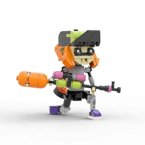 Ensemble de Figurines de Calmar pour Équipe Éclaboussante Idée Kawaii Jouets pour Enfants Cadeaux d'Anniversaire