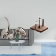 thumbnail image 2 of Figuras De Familia De Elefantes De Cerámica Con Base De Madera, Organizador De Pañuelos, Escultura Coleccionable Para El Hogar, Cocina, Oficina, Estante, Mesa De Comedor, Decoración., 2 of 8