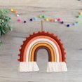 thumbnail image 5 of Colgante de pared del arco iris, decoración del arco iris, colgante de la pared del arco iris de Macrame, decoración de la guardería del bebé del arco iris, decoración de la pared de la guardería, 5 of 5