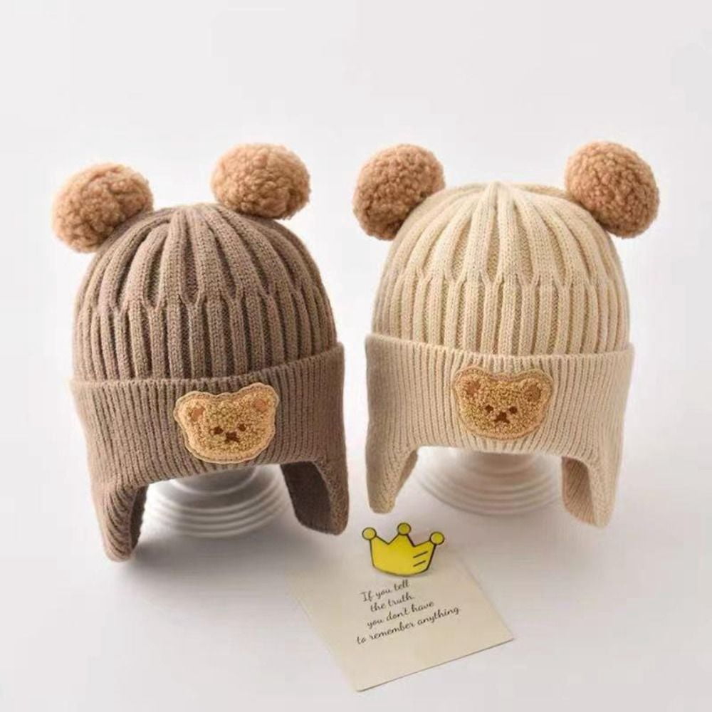Awyjcas Knit Beanie Hat For Kids & Adults | Black/Yellow Winter Warm Cap, Ages 7-18 - View #9