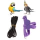 thumbnail image 1 of Arnés Volador de Aves Cuerda de Tracción, Diseño de Ala Púrpura Loro Ajustable Ajustable Mazo de Pájaros Correa Ergonómica Con Comomodo para Pájaros, 1 of 7