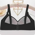 thumbnail image 4 of AINIYS Soft Cup Bra Secure Fit Bra for Women Wireless Plus Size Breathable Everyday Bras Bralette Thin Fabric Bralettes Wide Straps Black 40/90, 4 of 6
