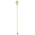 thumbnail image 2 of Bar Lux Gold-Plated Stainless Steel Muddler Barspoon - 16" x 1 1/4" x 3/4" - 1 count box, 2 of 11