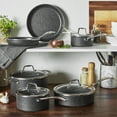 thumbnail image 3 of Henckels Made in Italy, Granitium Notte 10-piece Nonstick Cookware Set, Black, 3 of 10