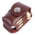 thumbnail image 1 of FUTUREORYY Accessoires de Golf 1Ensemble Pochette Rectangulaire Marron, 1 of 7