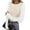 Beige, variant on Women's Tops Blue Crewneck Casual Color Block Tops Long Sleeve Spring Trendy Womens Fashion Tops,M