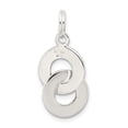 thumbnail image 5 of Auriga Fine Jewelry 925 Sterling Silver Best Friends Charm Pendant for Women (L -22mm, W -12mm), 5 of 6