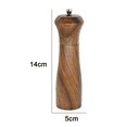 thumbnail image 2 of Wooden Salt and Pepper Grinder set, Acacia Wood salt and pepper grinders refillable ,pepper mill, 2 of 6