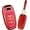 Type-a-keychain-red, variant on TPU Key Protector Fit for Audi 2009-2016 Car Accessories Key Fob Shell with Keychain for A4 S4 A5 S5 A6 S6 A7 S7 A8 S8 Q5 Key Remote,Anti-scratched Key Cover Full Protection