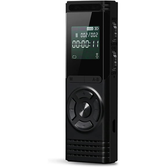 8GB Digital Voice Recorder with Playback,Voice Activated Recorder for Lectures Meetings, Portable Audio Recorder Recording Device, Tape Recorder with Mic Dictaphone USB Charge