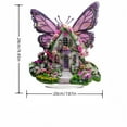 thumbnail image 6 of Toycle Tale Colorful Flower House 2D Acrylic Desktop Ornament Decoration Gift Light Up Every Day Of Gifts Worth Collecting(E,Acrylic), 6 of 6