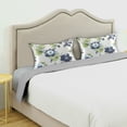 thumbnail image 3 of Yayeee Pillowcase Queen Size Set of 2 Satin Wrinkle Resistant Pillow Case, Light Floral Pattern, 3 of 8
