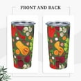thumbnail image 4 of Kll Begetable Stainless Steel Vacuum Insulated Coffee Cup 20 Oz Insulated Travel Mug Water Cup With Leak-Proof Straw Lid & Flip Lid,1 Metal Straws,1 Cleaning Brush, 4 of 8