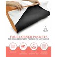 thumbnail image 3 of Orange White Ombre Yoga Towel for Hot Yoga Non Slip, Farmhouse Retro Simple Striped Art Yoga Mat Towel Absorbent Yoga Sweat Towels Microfiber Hot Yoga Blanket for Bikram Pilates 26"x70", 3 of 7