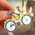 thumbnail image 4 of Metal Bicycle Keychain-9.2x6x4.4cm Alloy Key Fob-Yellow & Blue Bike Pendant for Luggage,Purses & School Bags-Gift for Cyclists, 4 of 6