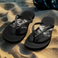 thumbnail image 5 of POLERO Non-slip Schnauzer Flip Flops for Women Yoga Mat Comfy Footbed Indoor Outdoor Slim Women's Sandals, 5 of 7