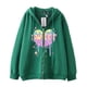 thumbnail image 4 of Sudadera con capucha con cremallera y estampado dulce en forma de corazón Harajuku Y2k gótica de hip-hop oscuro para hombres y mujeres, chaqueta Harajuku, sudadera, 4 of 4