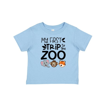 

Inktastic My First Trip to the Zoo Cute Animals Gift Baby Boy or Baby Girl T-Shirt