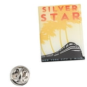 Amtrak Silver Star Collector Edition Michael Schwab Acrylic Lapel Hat Pin