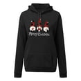 thumbnail image 4 of HAiming Women's Merry Christmas Hoodies Printed Long Sleeve Pullover Tops Casual Loose Sweatshirts with Pocket, 4 of 6