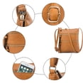 thumbnail image 3 of Bolsos cruzados para mujer Bolsos de viaje de cuero de tamaño mediano Bolsos cruzados para mujer, 3 of 6