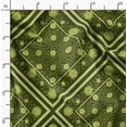 thumbnail image 2 of Soimoi Green Fabric - By the Yard - 56 Inch Wide - Geometric Floral Textile - Contemporary and Stylish Designs for Fashion and Crafts Printed Fabric, 2 of 6