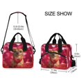 thumbnail image 3 of Lunch Bag Portable Crossbody Meal Bag Cooler Bag Insulated Lunch Bag Food Bag Handheld & Crossbody Design Cute Valentine's Day Dog, 3 of 6