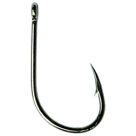 UPC: 0023534317505 | Mustad Big Gun Live Bait Hook Black Nic 25 Pack 10829NP-BN-8/0-25U