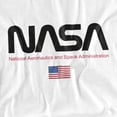 thumbnail image 2 of NASA T-Shirt Flag Unisex Graphic Tee for Men & Women, 2 of 7