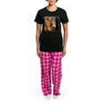 thumbnail image 4 of CafePress - 3 Irish Terrier Pajamas - Women's Short Sleeve Print T-Shirt and Pants Dark Cotton Pajama Set, 4 of 7