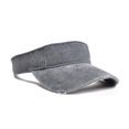 thumbnail image 4 of Minzimin Sport Retro Ripped Sun Visor Hats Adjustable Empty Top Baseball Cap Cotton Ball Caps for Women and Men, 4 of 8