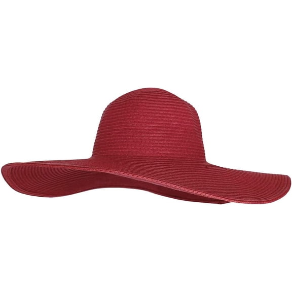 Minzimin womens Floppy，Womens Sun Straw Hat Wide Brim UPF 50 Summer Hat Foldable Roll up Floppy Beach Hats for Women