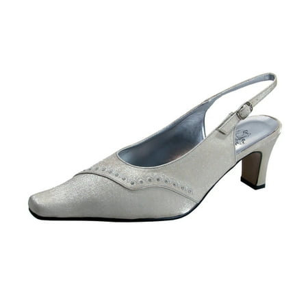 

FLORAL Rene Women s Wide Width Slingback Dress Shoes