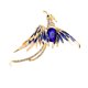 thumbnail image 1 of Minnieouse Broche de pájaro de fuego, colgante de pecho, joyería de moda, broches brillantes, accesorios multicolores para mujer, tamaño compacto, estilo Ropa, zapatos y accesorios Miscelánea Azul, 1 of 6
