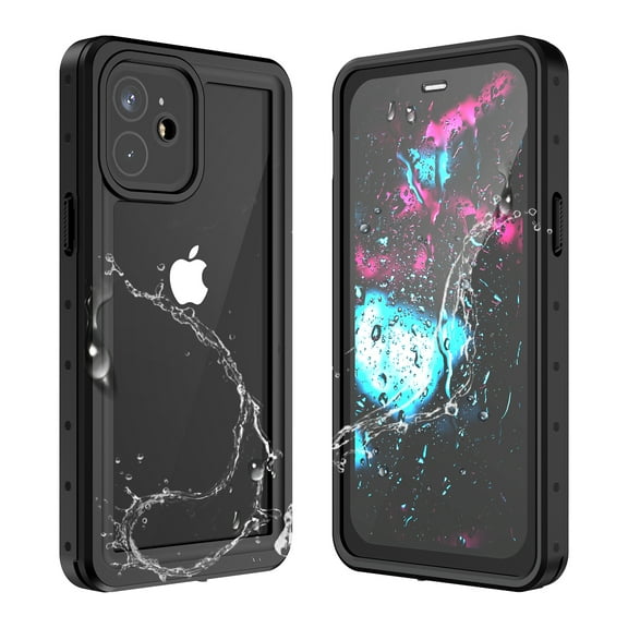 Allytech iPhone 12 Case Waterproof [NOT for iPhone 12 Pro], Build-in Screen Protector IP68 Waterproof Dustproof Full Protection Rugged Shockproof Case Cover for Apple iPhone 12 6.1-inch